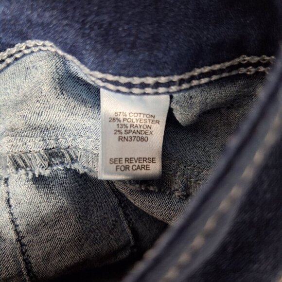 C Est 1946 Denim Women's Jeans Mid-Rise Straight Dark Wash 6P - Picture 5 of 6